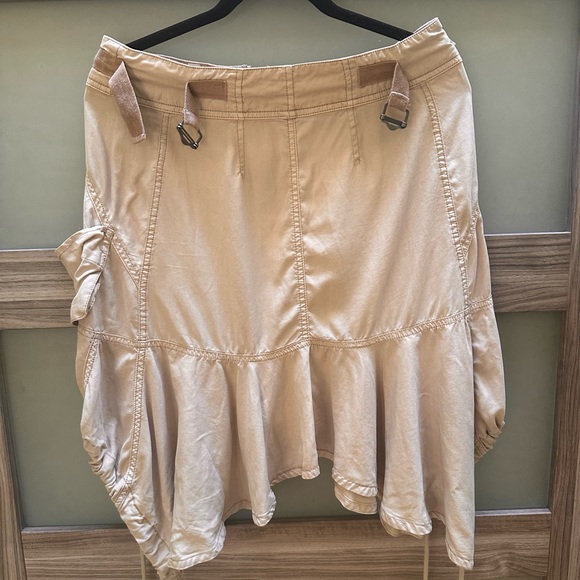 Free People Paxton Utility Skirt NWOT Size 10 - Picture 2 of 7